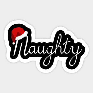 Naughty Nice Naught List Sticker